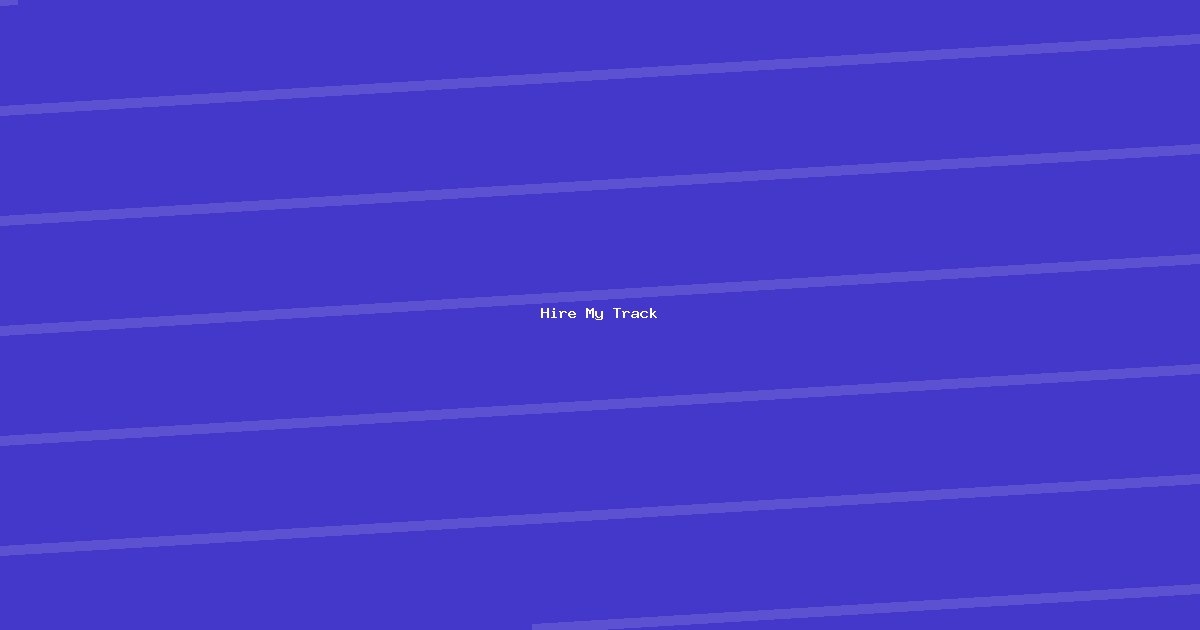 Hire My Track: A Straightforward Guide to Booking Exclusive Track Access